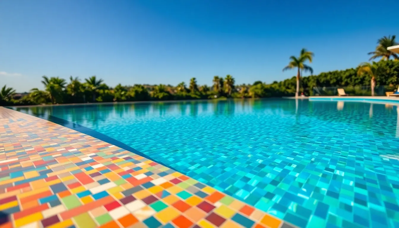25 Stunning Pool Waterline Tile Ideas to Transform Your Swimming Pool 6 25 Stunning Pool Waterline Tile Ideas to Transform Your Swimming Pool 5