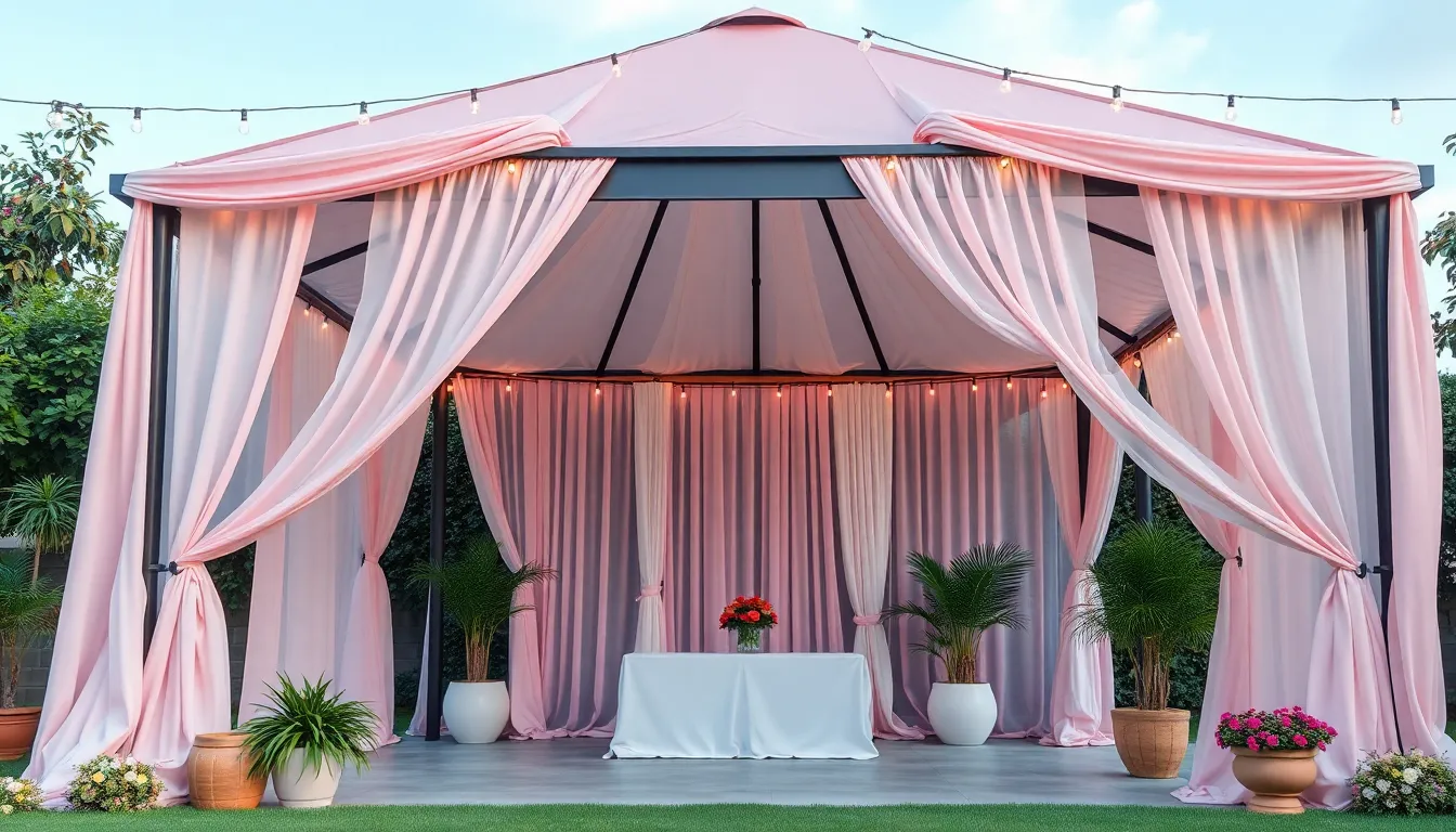 15 Stunning Pop Up Gazebo Decorating Ideas to Transform Your Outdoor Space 5