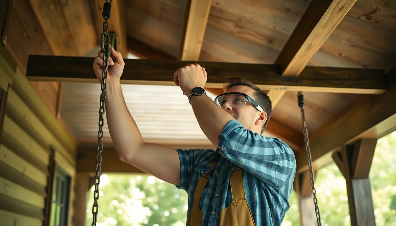 15 Creative Porch Swing Hanging Ideas That Transform Your Outdoor Space 6 15 Creative Porch Swing Hanging Ideas That Transform Your Outdoor Space 5