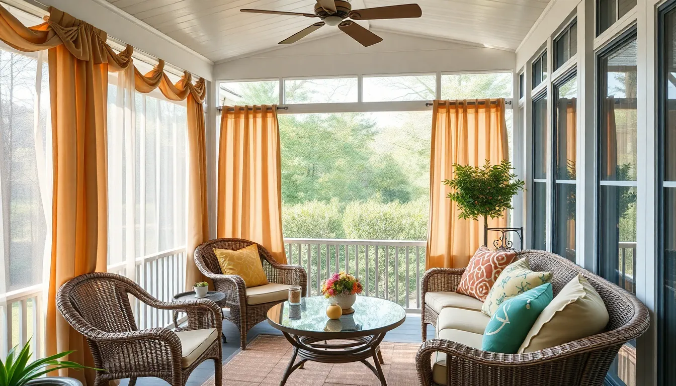 25 Stunning Screen Porch Decorating Ideas to Transform Your Outdoor Space 6 25 Stunning Screen Porch Decorating Ideas to Transform Your Outdoor Space 5