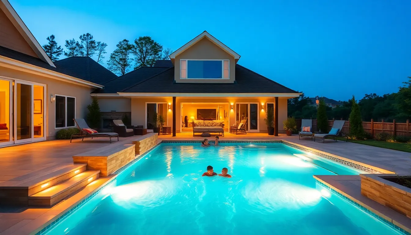 25 Semi Inground Pool Ideas That'll Transform Your Backyard Into a Resort 6 25 Semi Inground Pool Ideas That'll Transform Your Backyard Into a Resort 5
