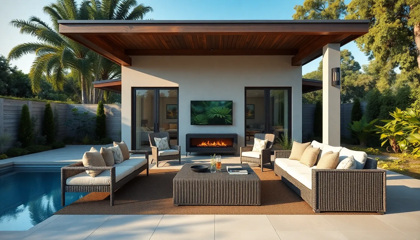 25 Creative Shed Pool House Ideas to Transform Your Backyard Into a Luxury Oasis 6 25 Creative Shed Pool House Ideas to Transform Your Backyard Into a Luxury Oasis 5