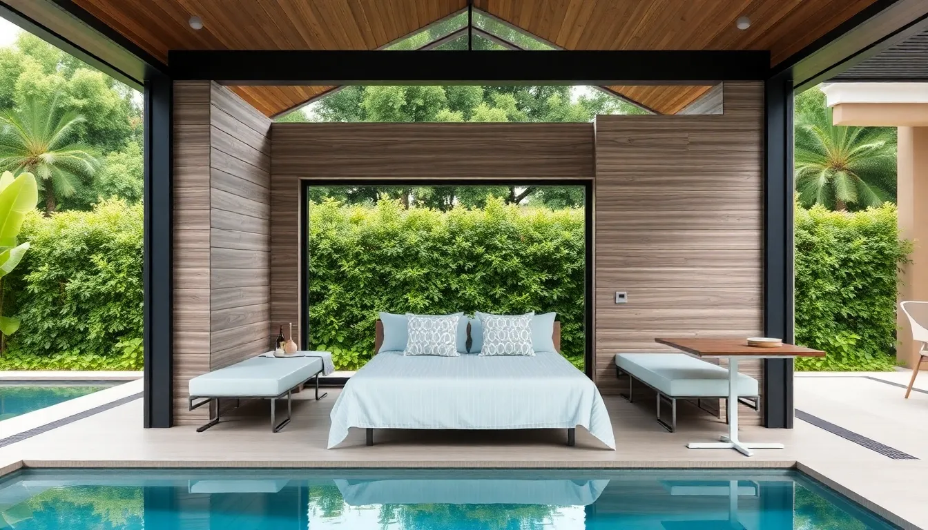 25 Small Pool House Ideas That'll Transform Your Backyard Into a Resort 6 25 Small Pool House Ideas That'll Transform Your Backyard Into a Resort 5
