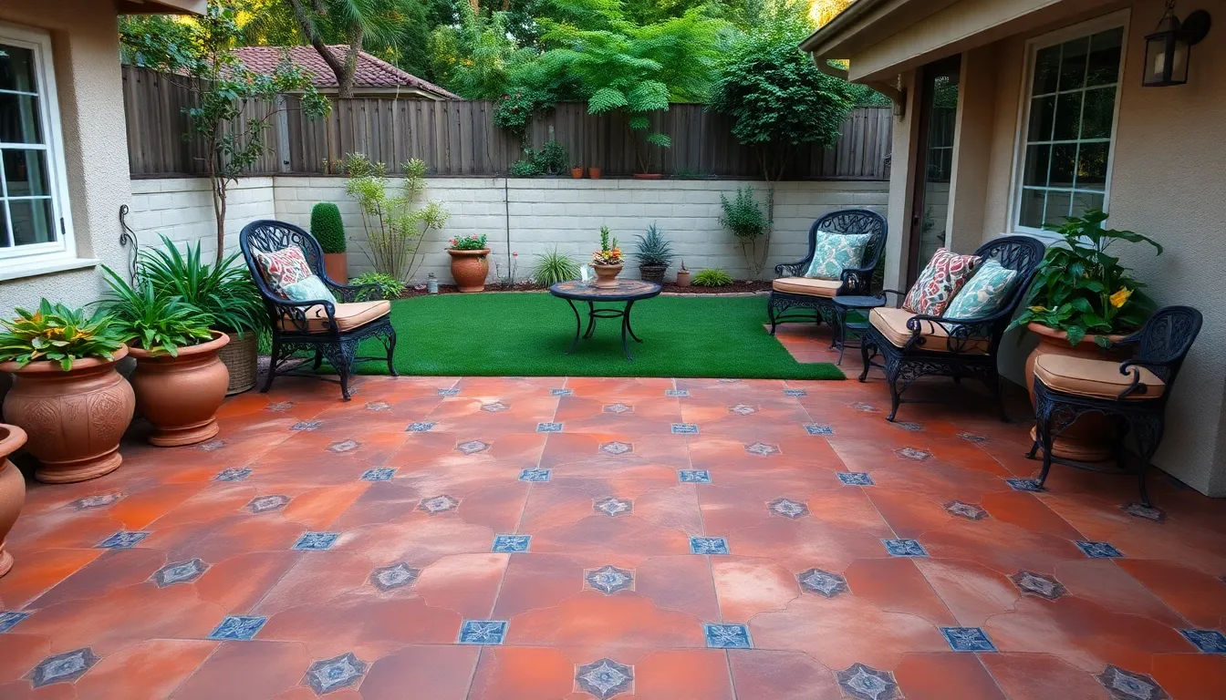 20 Stunning Stamped Concrete Patio Ideas That'll Transform Your Backyard on a Budget 5