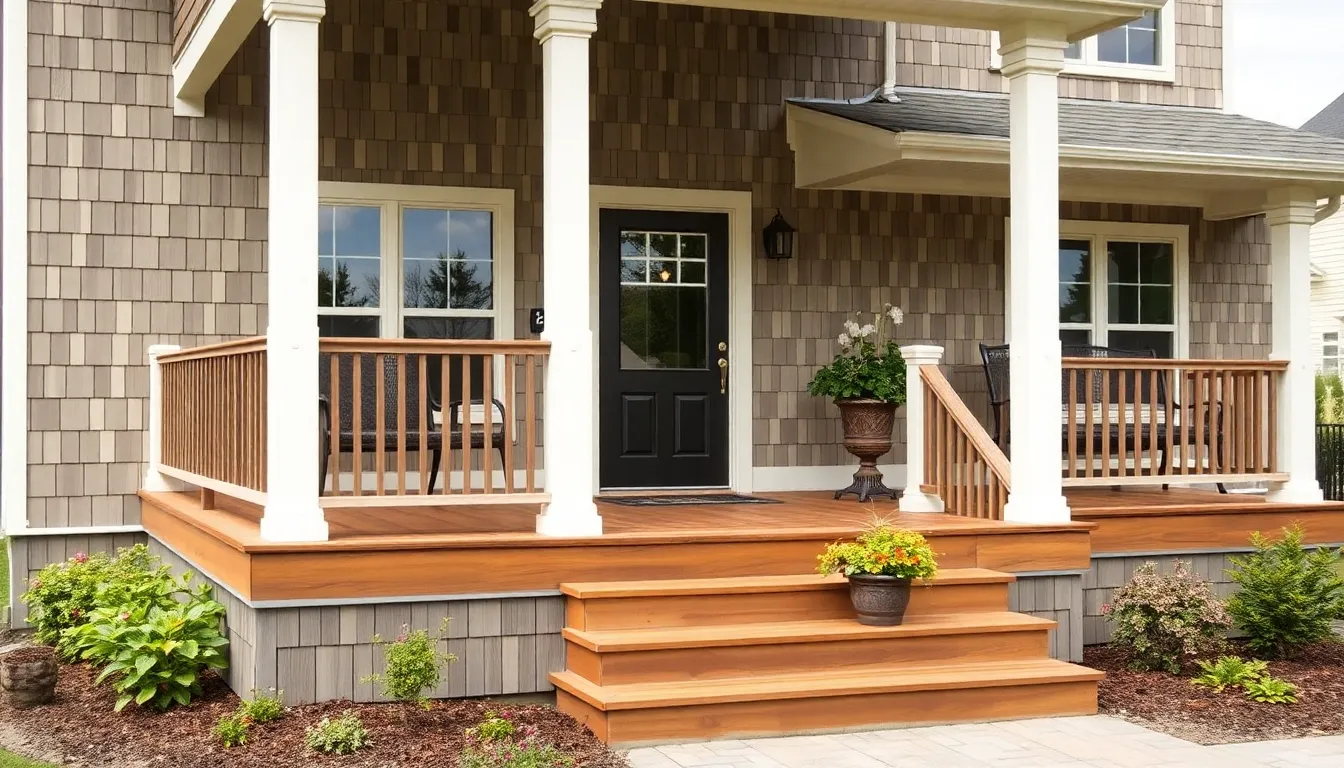 25 Stunning Trex Front Porch Ideas That'll Transform Your Home's Curb Appeal 6 25 Stunning Trex Front Porch Ideas That'll Transform Your Home's Curb Appeal 5