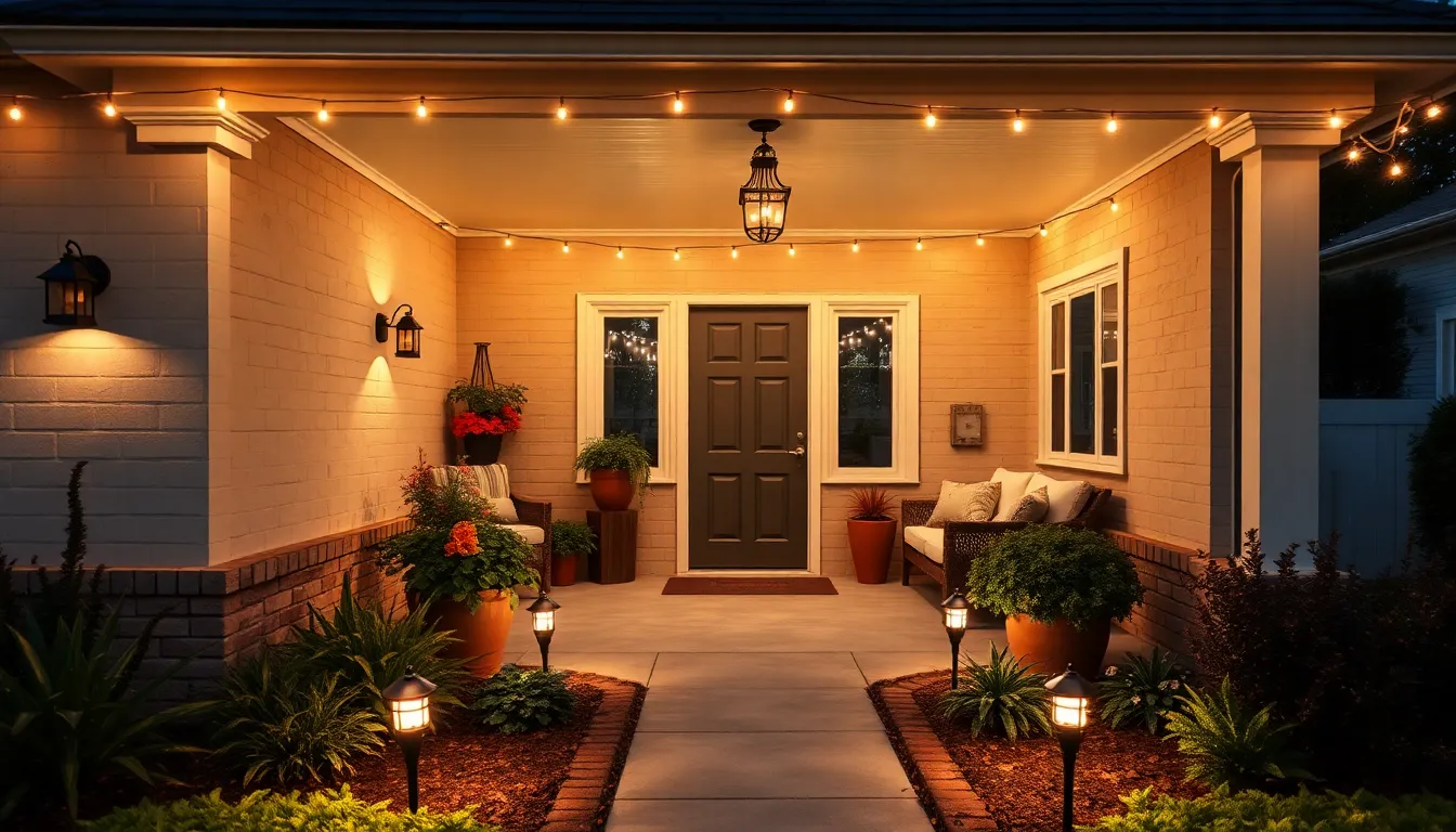 25 Stunning Uncovered Front Porch Ideas to Transform Your Entrance on Any Budget 6 25 Stunning Uncovered Front Porch Ideas to Transform Your Entrance on Any Budget 5
