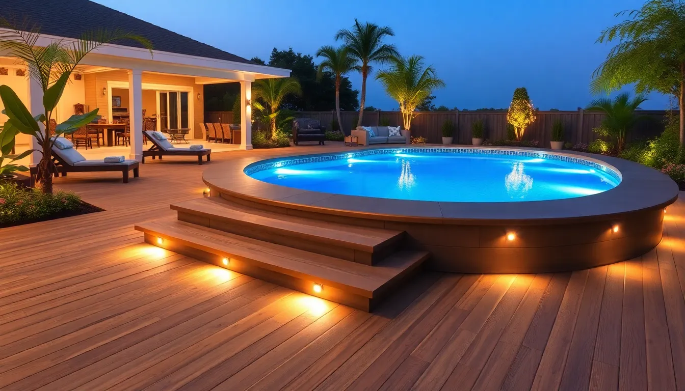 20 Above Ground Pool Steps Ideas That'll Transform Your Backyard (DIY & Premium) 7