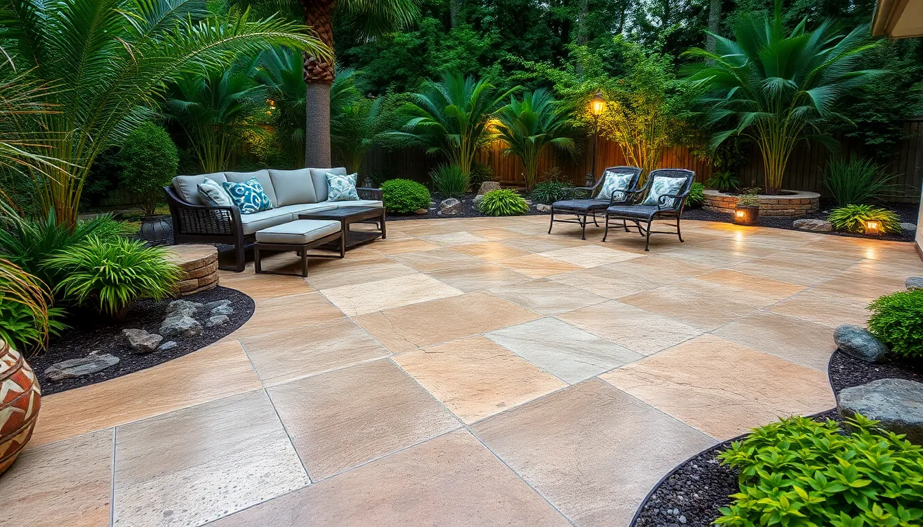 25 Stunning Backyard Cement Patio Ideas That Transform Your Outdoor Space 8 25 Stunning Backyard Cement Patio Ideas That Transform Your Outdoor Space 7