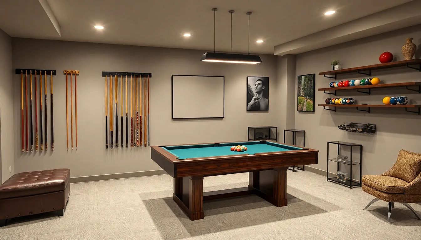 47 Basement Pool Table Room Ideas That'll Transform Your Space Into the Ultimate Game Room 8 47 Basement Pool Table Room Ideas That'll Transform Your Space Into the Ultimate Game Room 7