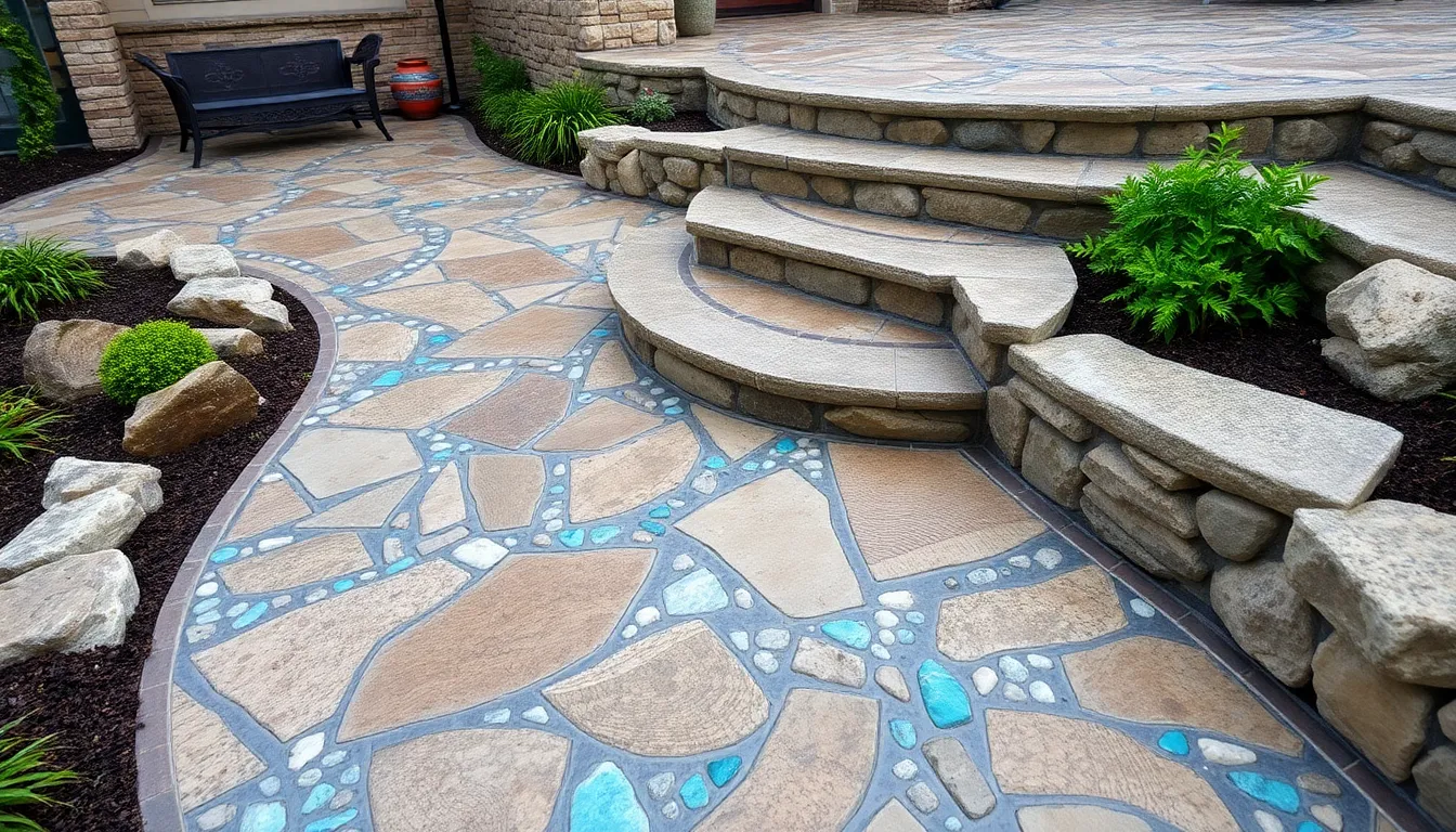 25 Stunning Concrete Patio Ideas with Steps to Transform Your Backyard 8 25 Stunning Concrete Patio Ideas with Steps to Transform Your Backyard 7
