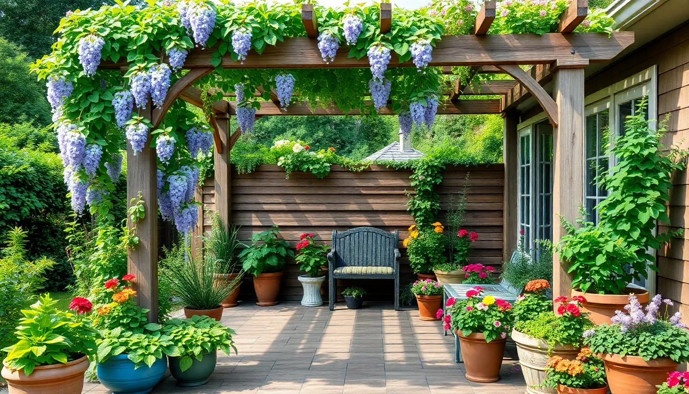 25 Stunning Corner Pergola Patio Ideas to Transform Your Outdoor Space 8 25 Stunning Corner Pergola Patio Ideas to Transform Your Outdoor Space 7