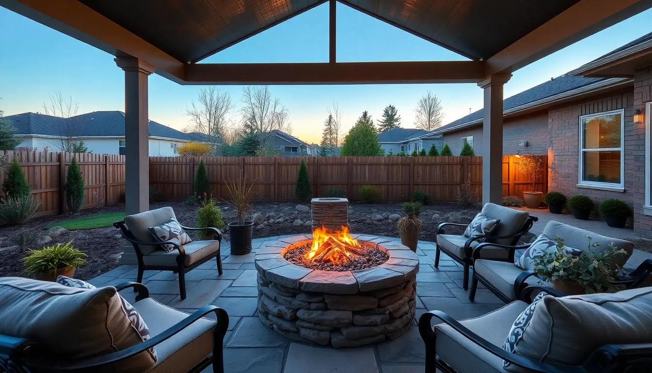 25 Stunning Covered Patio Ideas with Fireplace for Year-Round Outdoor Living 8 25 Stunning Covered Patio Ideas with Fireplace for Year-Round Outdoor Living 7