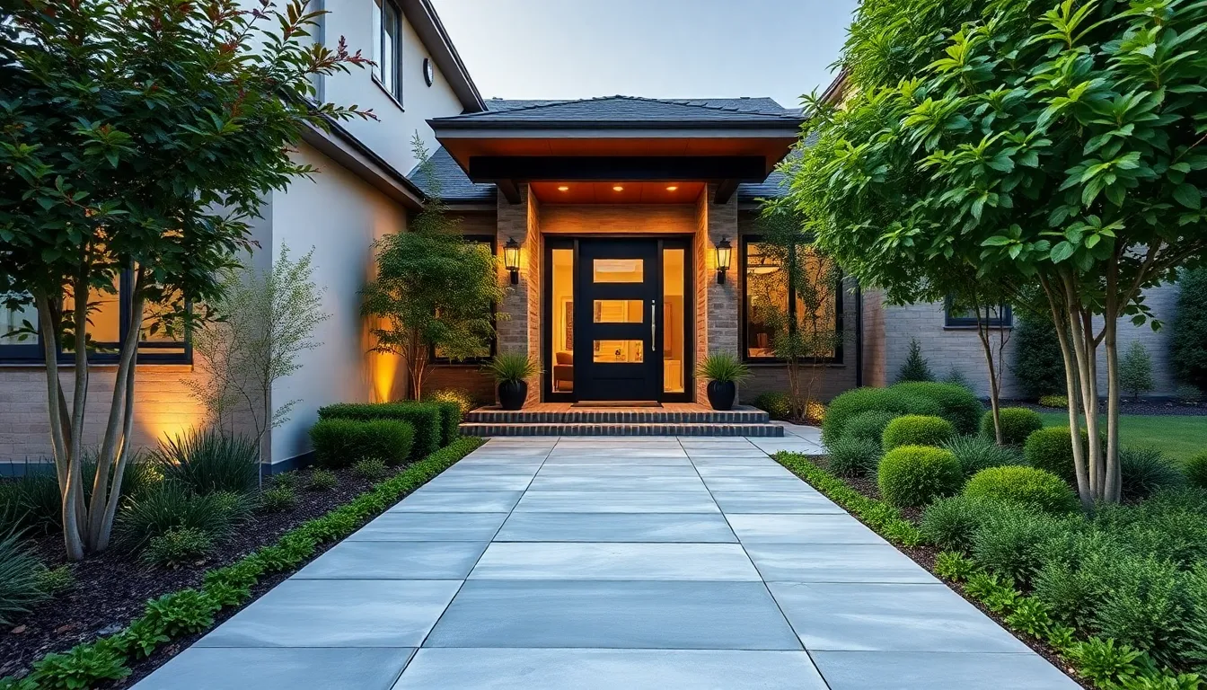 32 Stunning Front Door Walkway Ideas That Boost Your Home's Curb Appeal 8 32 Stunning Front Door Walkway Ideas That Boost Your Home's Curb Appeal 7