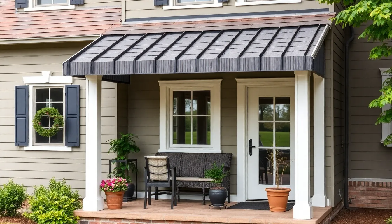25 Stunning Front Porch Awning Ideas to Transform Your Home's Curb Appeal 8 25 Stunning Front Porch Awning Ideas to Transform Your Home's Curb Appeal 7