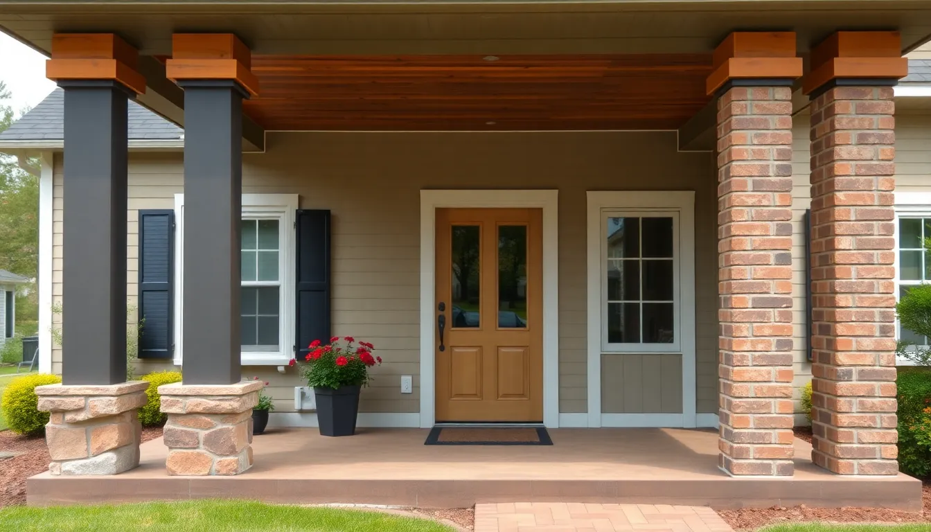 25 Stunning Front Porch Column Ideas to Transform Your Home's Curb Appeal 8 25 Stunning Front Porch Column Ideas to Transform Your Home's Curb Appeal 7