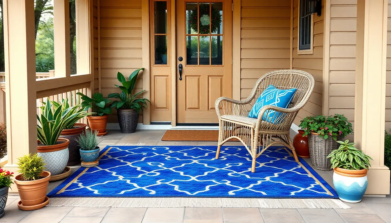 15 Stylish Front Porch Rug Ideas That'll Transform Your Entryway in 2025 8 15 Stylish Front Porch Rug Ideas That'll Transform Your Entryway in 2025 7