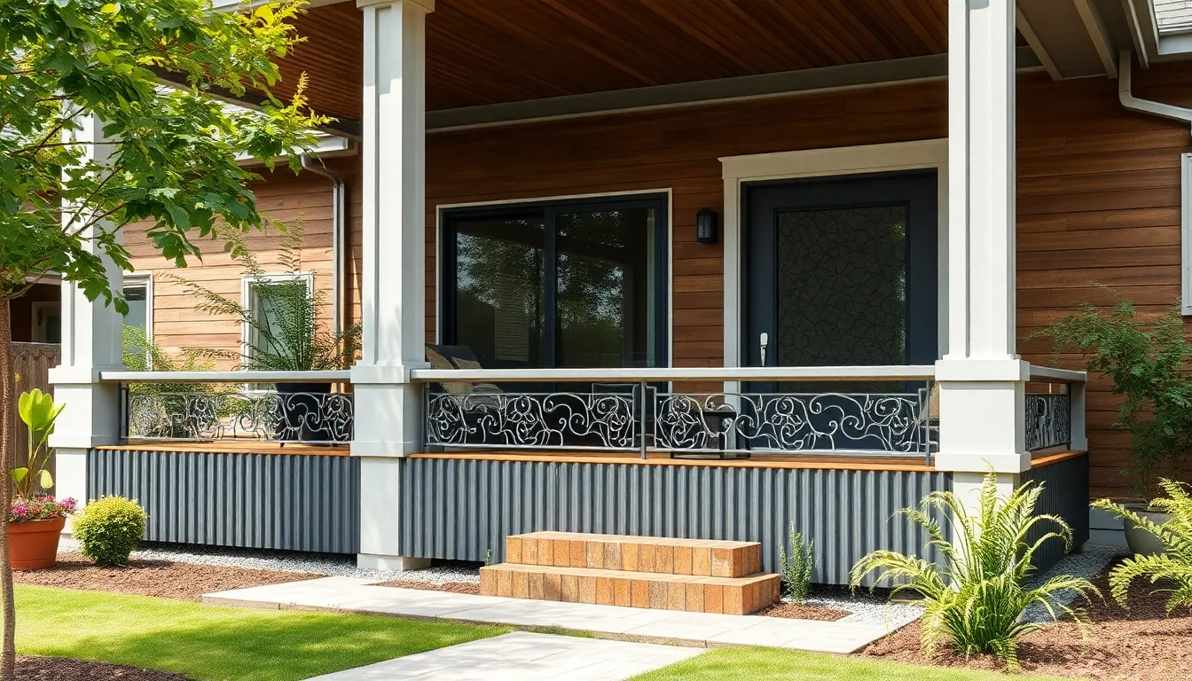 25 Creative Front Porch Skirting Ideas to Transform Your Home's Curb Appeal 8 25 Creative Front Porch Skirting Ideas to Transform Your Home's Curb Appeal 7