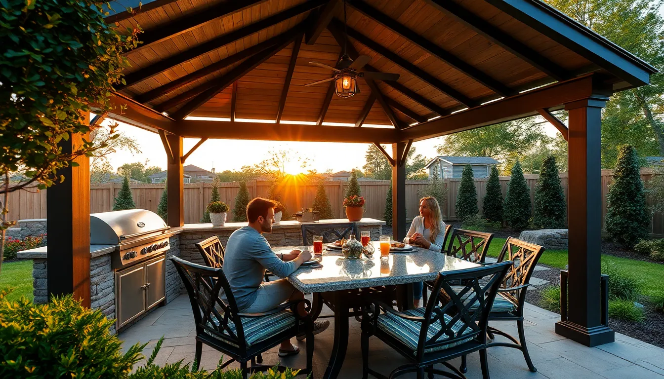 25 Stunning Enclosed Backyard Gazebo Ideas to Transform Your Outdoor Space 8 25 Stunning Enclosed Backyard Gazebo Ideas to Transform Your Outdoor Space 7