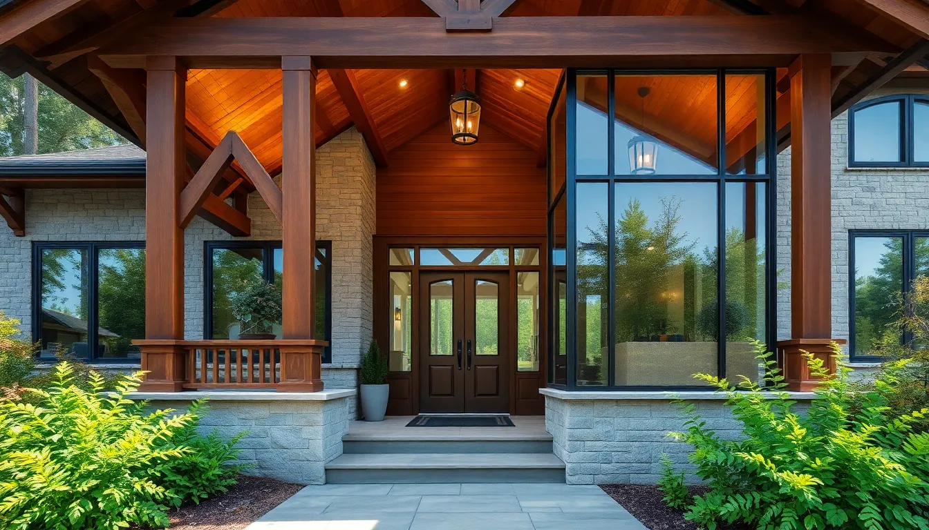 25 Stunning Glass Porch Ideas to Transform Your Home Entrance in 2025 8 25 Stunning Glass Porch Ideas to Transform Your Home Entrance in 2025 7