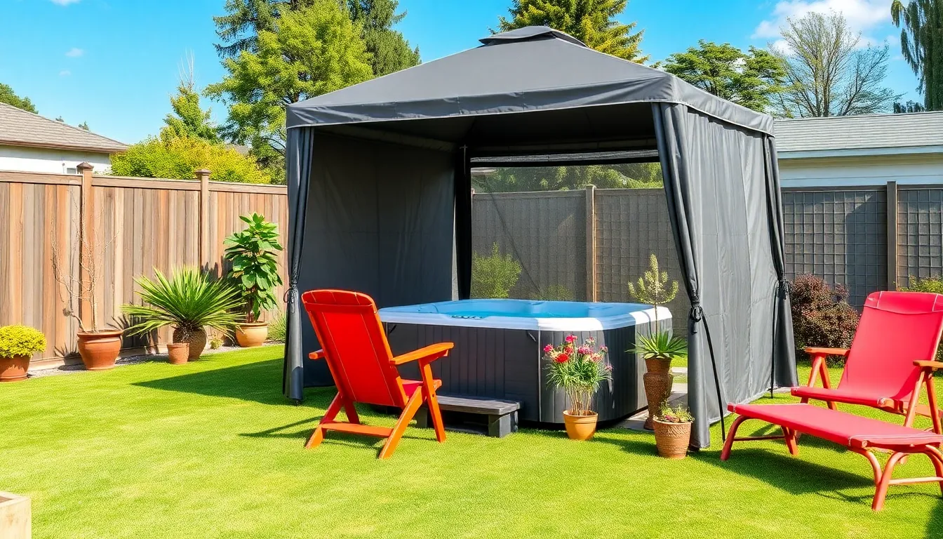 25 Stunning Hot Tub Gazebo Ideas That Will Transform Your Backyard Into a Spa Oasis 8 25 Stunning Hot Tub Gazebo Ideas That Will Transform Your Backyard Into a Spa Oasis 7