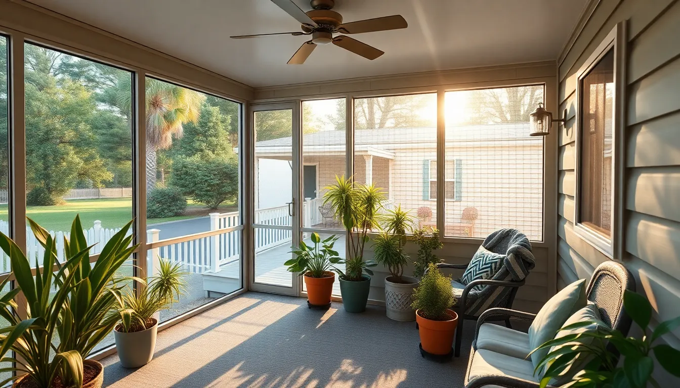 25 Mobile Home Front Porch Ideas That'll Transform Your Entrance on Any Budget 8 25 Mobile Home Front Porch Ideas That'll Transform Your Entrance on Any Budget 7