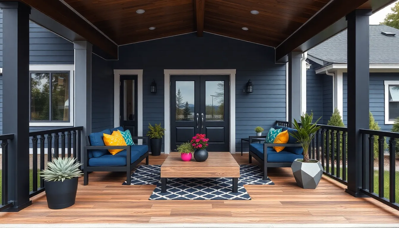 25 Modern Front Porch Ideas That Will Transform Your Home's Curb Appeal 8 25 Modern Front Porch Ideas That Will Transform Your Home's Curb Appeal 7