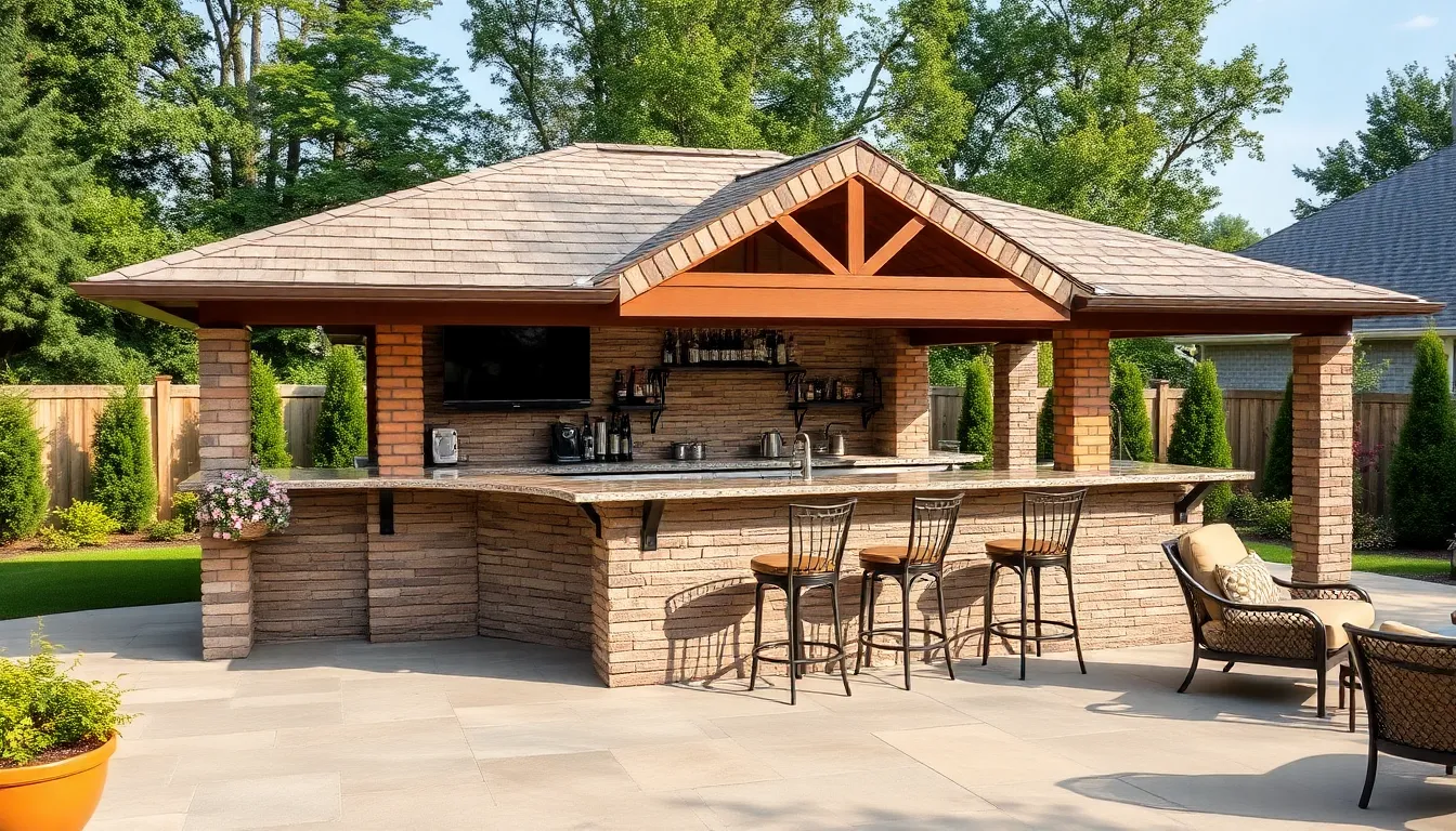 25 Stunning Outdoor Patio Bar Ideas to Transform Your Backyard Into Paradise 8 25 Stunning Outdoor Patio Bar Ideas to Transform Your Backyard Into Paradise 7