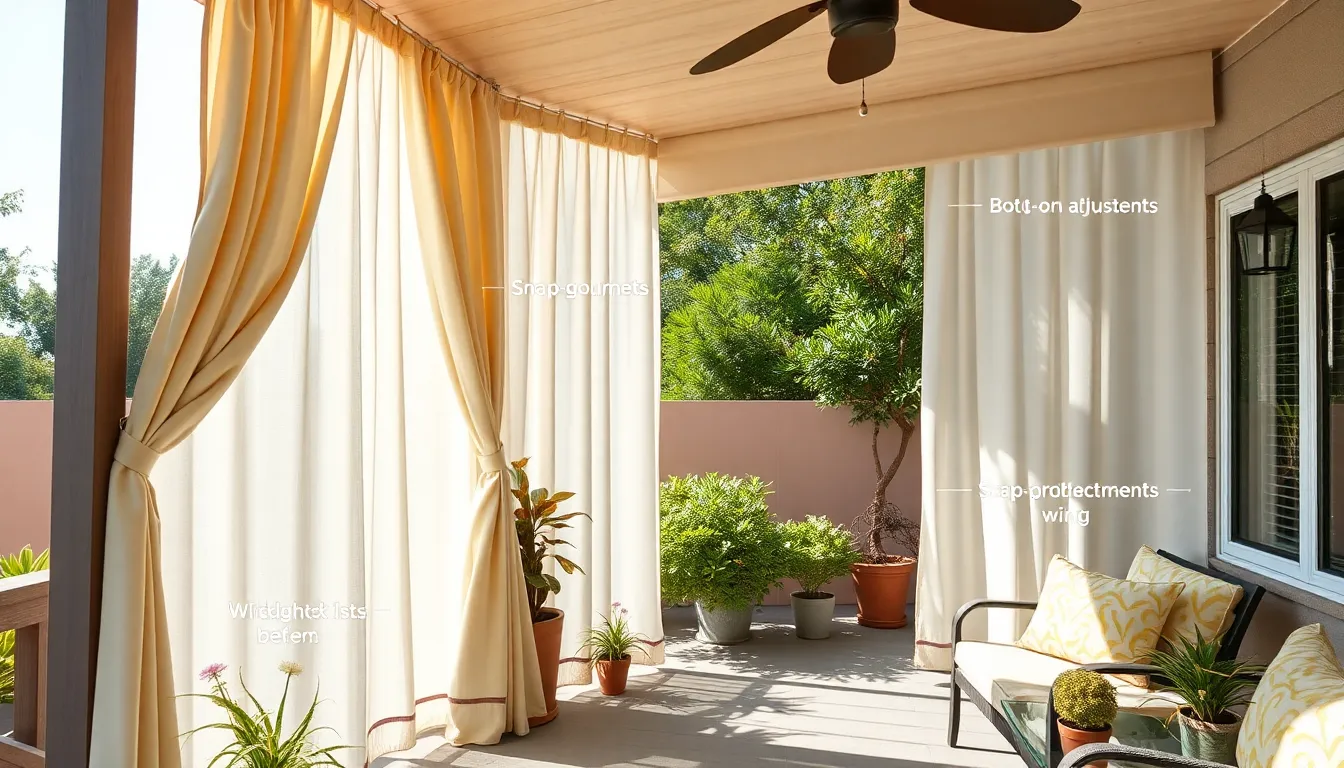 25 Stunning Outdoor Patio Curtains Ideas to Transform Your Space 8 25 Stunning Outdoor Patio Curtains Ideas to Transform Your Space 7