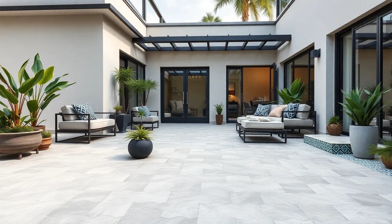 25 Stunning Outdoor Patio Tile Ideas to Transform Your Backyard Space 8 25 Stunning Outdoor Patio Tile Ideas to Transform Your Backyard Space 7