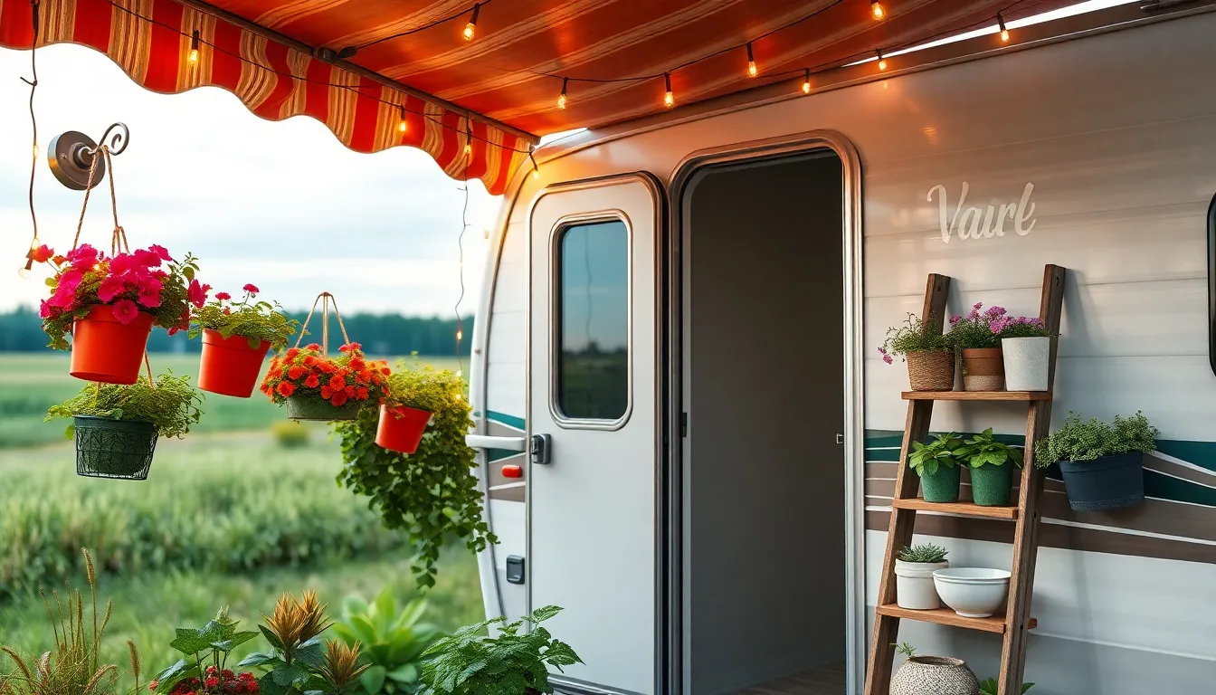 25 Genius Outdoor RV Patio Ideas That Transform Your Campsite Into Paradise 8 25 Genius Outdoor RV Patio Ideas That Transform Your Campsite Into Paradise 7
