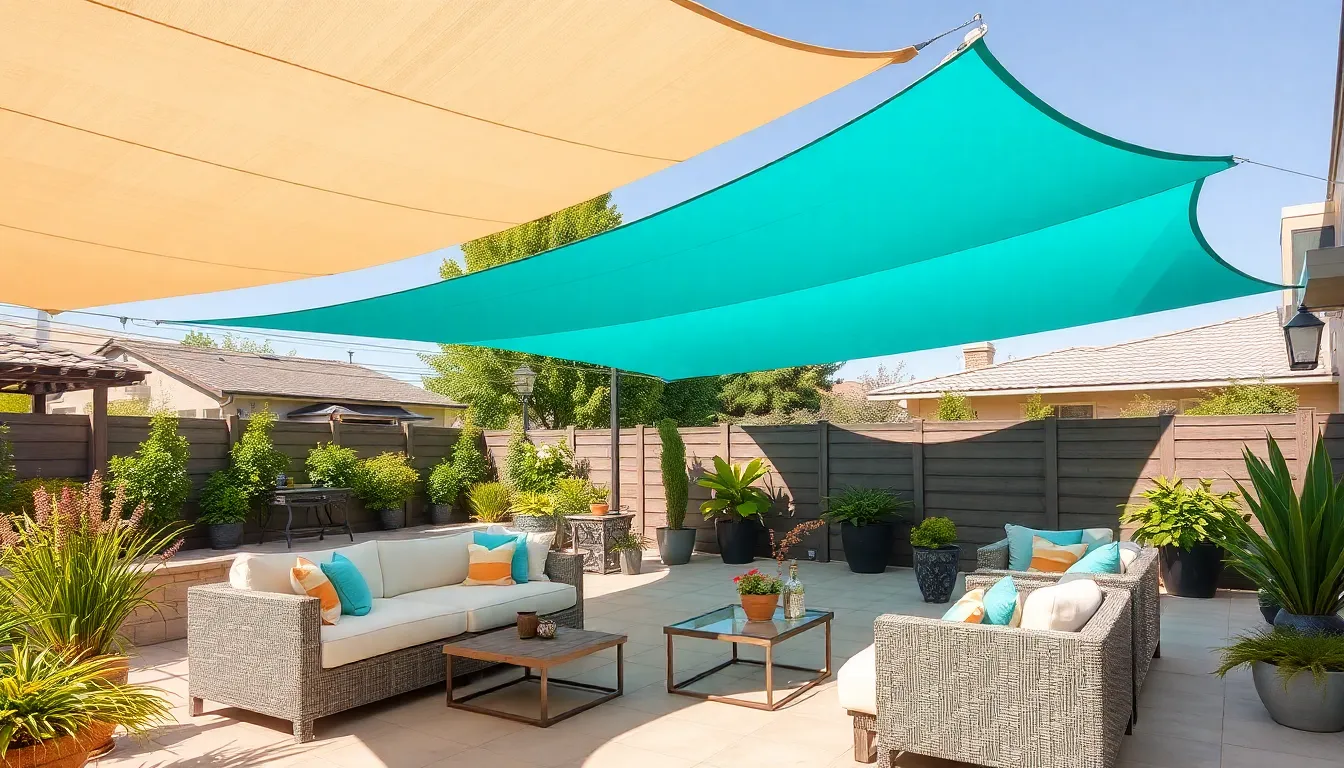 15 Creative Patio Sail Shade Ideas to Transform Your Outdoor Space in 2025 8 15 Creative Patio Sail Shade Ideas to Transform Your Outdoor Space in 2025 7
