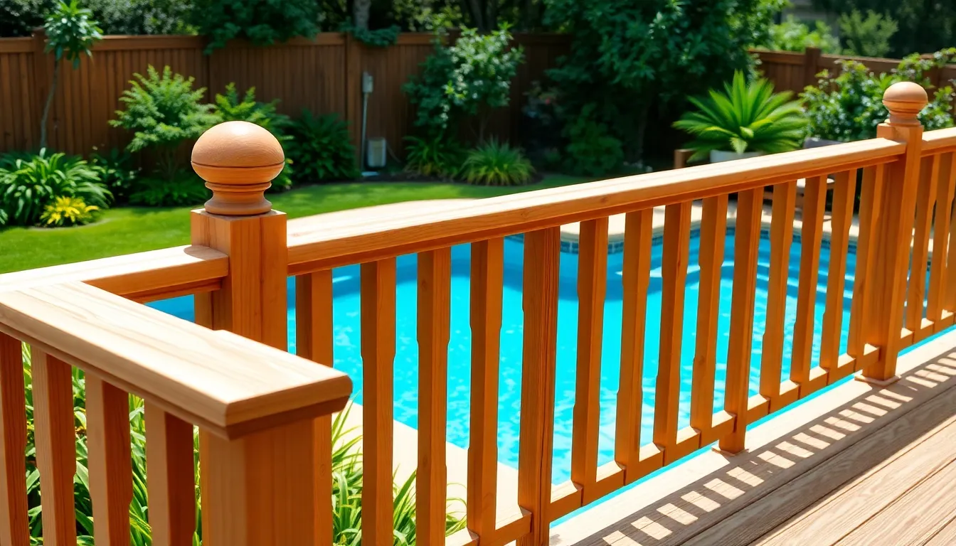15 Stunning Pool Deck Railing Ideas That Transform Your Backyard Oasis 8 15 Stunning Pool Deck Railing Ideas That Transform Your Backyard Oasis 7