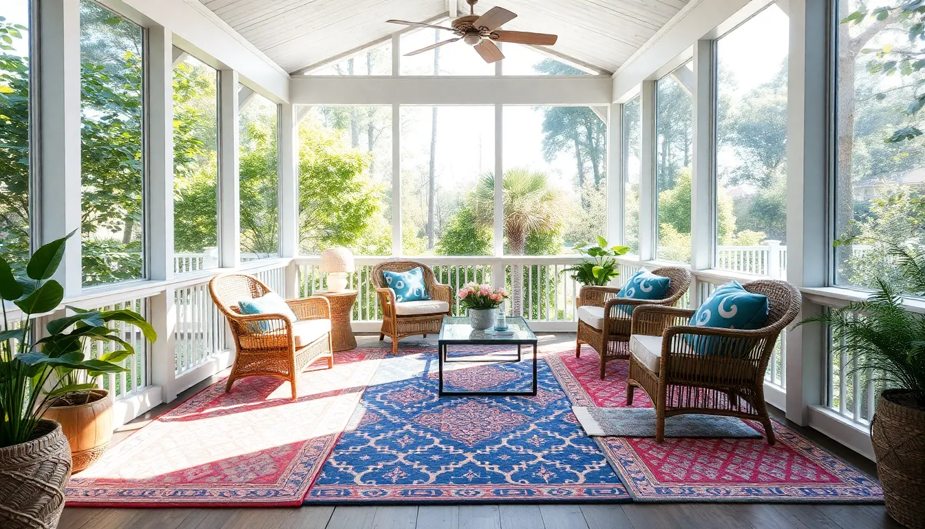 25 Stunning Screen Porch Decorating Ideas to Transform Your Outdoor Space 8 25 Stunning Screen Porch Decorating Ideas to Transform Your Outdoor Space 7