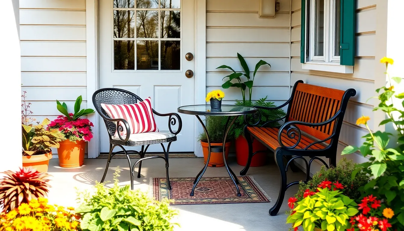 25 Small Front Porch Furniture Ideas That Maximize Style & Space (2025) 8 25 Small Front Porch Furniture Ideas That Maximize Style & Space (2025) 7