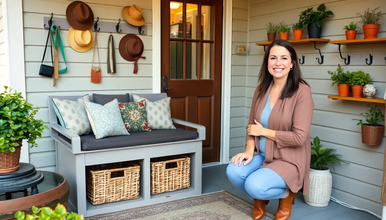 25 Small Front Porch Ideas on a Budget That'll Transform Your Entryway 8 25 Small Front Porch Ideas on a Budget That'll Transform Your Entryway 7