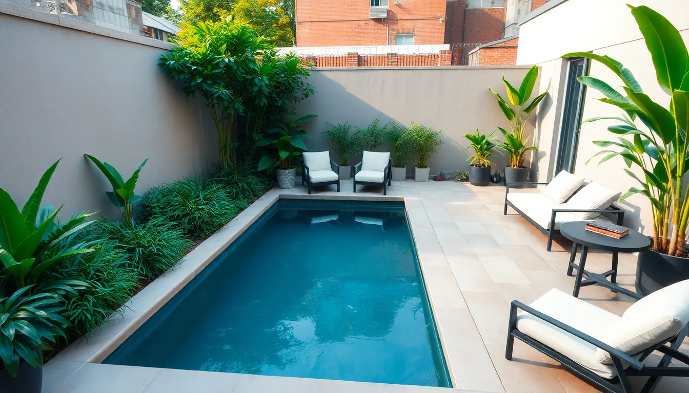 25 Small Inground Pool Ideas That Transform Tiny Backyards Into Luxury Retreats 8 25 Small Inground Pool Ideas That Transform Tiny Backyards Into Luxury Retreats 7