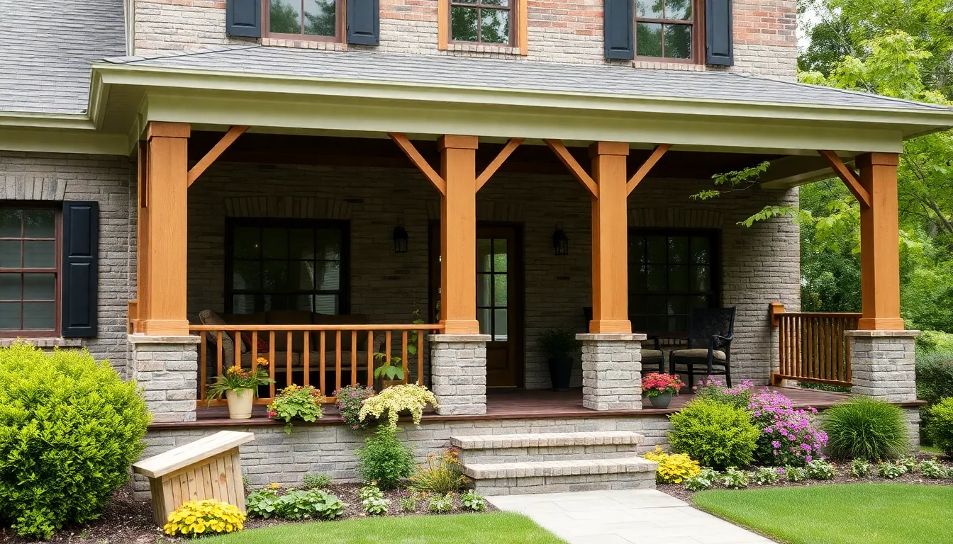 25 Split Level Front Porch Ideas That Will Transform Your Home's Curb Appeal 8 25 Split Level Front Porch Ideas That Will Transform Your Home's Curb Appeal 7
