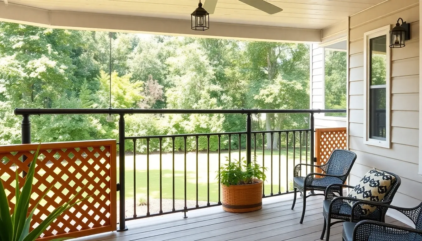 25 Stunning Back Porch Railing Ideas to Transform Your Outdoor Space 10 25 Stunning Back Porch Railing Ideas to Transform Your Outdoor Space 9