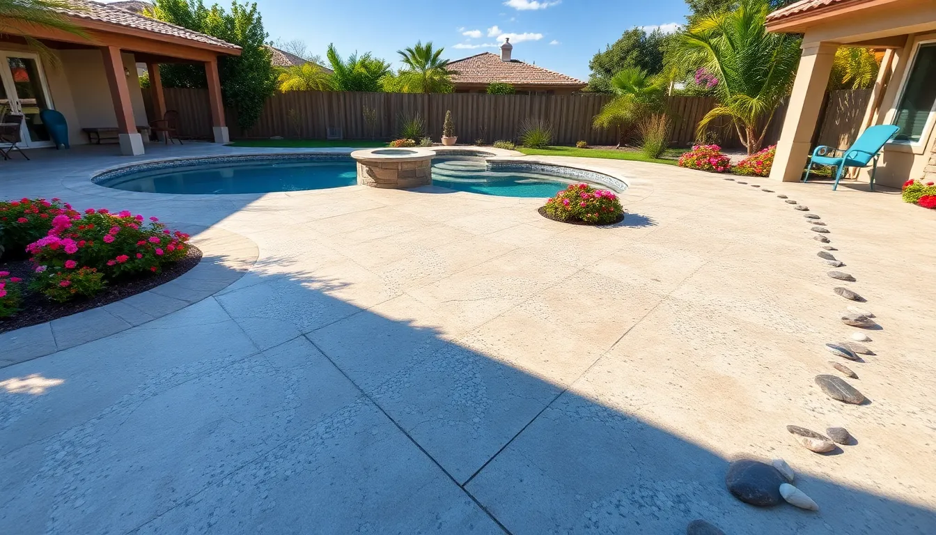 25 Stunning Backyard Cement Patio Ideas That Transform Your Outdoor Space 10 25 Stunning Backyard Cement Patio Ideas That Transform Your Outdoor Space 9