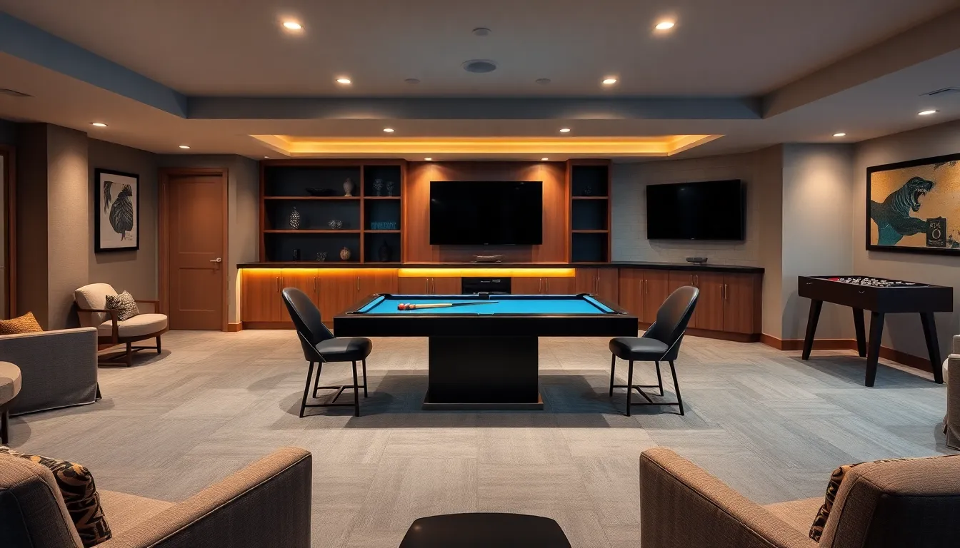47 Basement Pool Table Room Ideas That'll Transform Your Space Into the Ultimate Game Room 10 47 Basement Pool Table Room Ideas That'll Transform Your Space Into the Ultimate Game Room 9