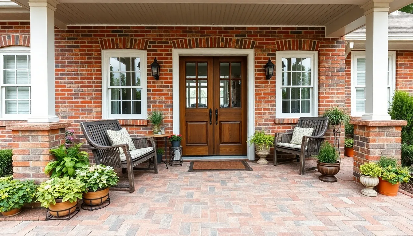 25 Stunning Brick Front Porch Ideas to Transform Your Home's Curb Appeal 10 25 Stunning Brick Front Porch Ideas to Transform Your Home's Curb Appeal 9