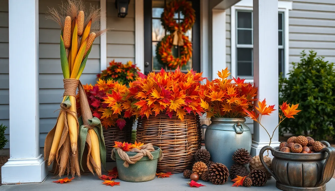 25 Cheap Fall Porch Decor Ideas That'll Transform Your Home for Under $20 10 25 Cheap Fall Porch Decor Ideas That'll Transform Your Home for Under $20 9