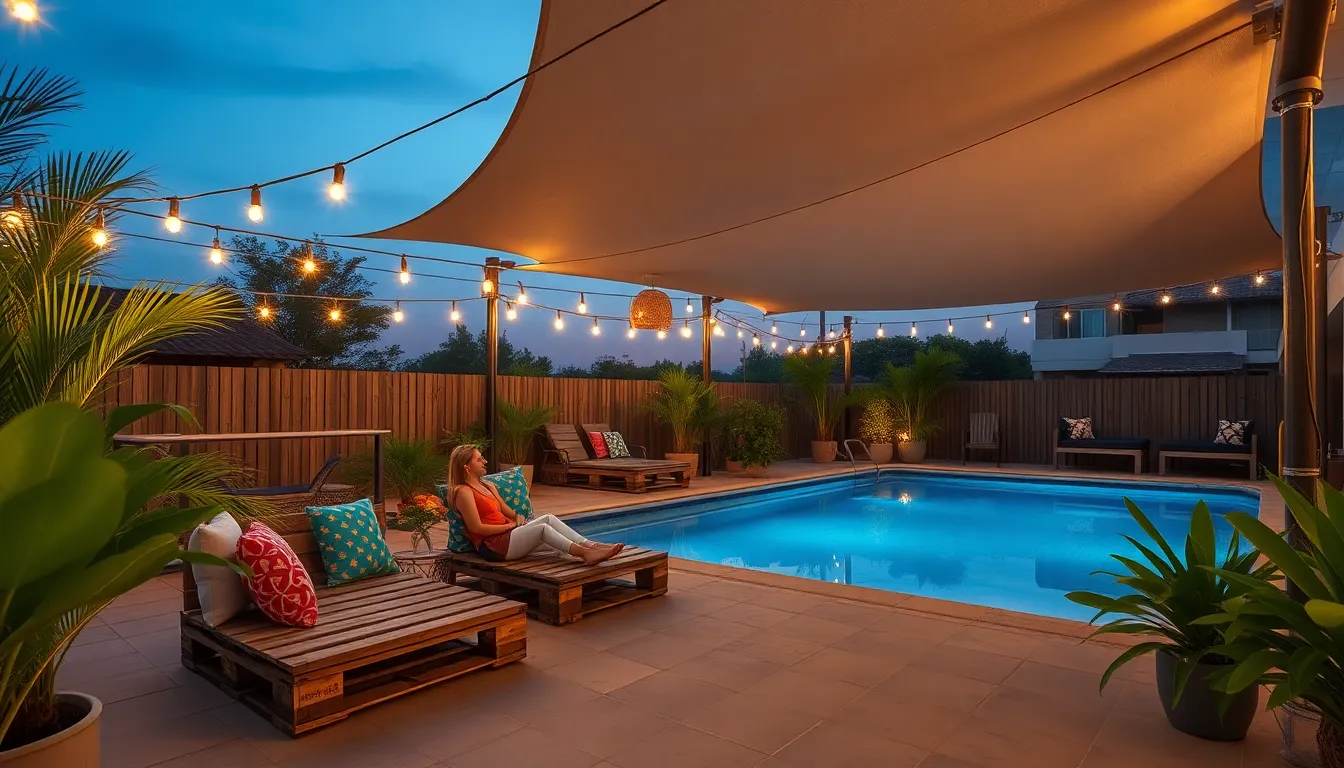 15 Cheap Pool Deck Ideas That Look Expensive (Under $500!) 10 15 Cheap Pool Deck Ideas That Look Expensive (Under $500!) 9