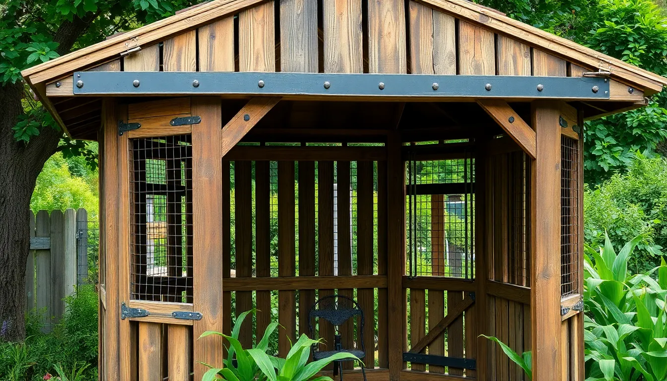 25 Stunning Corn Crib Gazebo Ideas to Transform Your Old Farm Building 10 25 Stunning Corn Crib Gazebo Ideas to Transform Your Old Farm Building 9