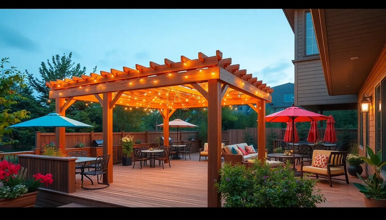 23 Stunning Deck Patio Combo Ideas That Transform Your Backyard 10 23 Stunning Deck Patio Combo Ideas That Transform Your Backyard 9