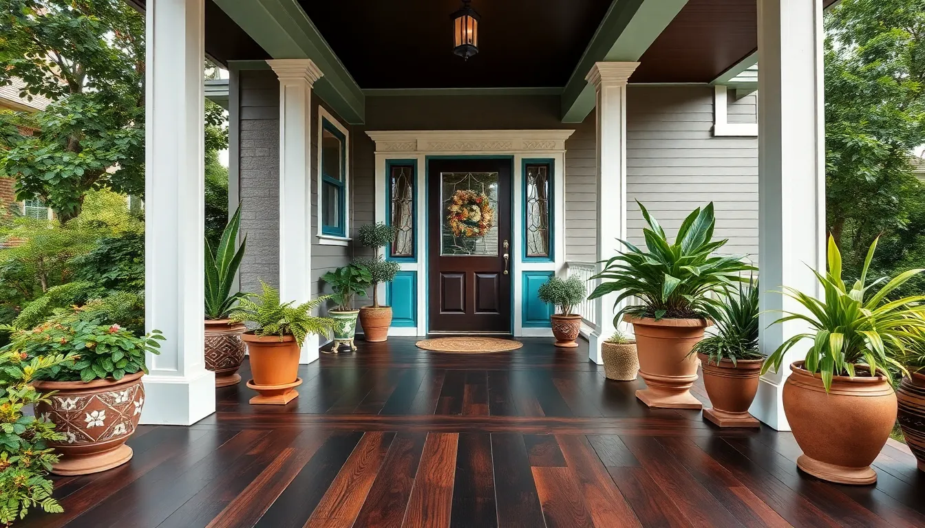 15 Front Porch Flooring Ideas That Will Transform Your Home's Curb Appeal 10 15 Front Porch Flooring Ideas That Will Transform Your Home's Curb Appeal 9