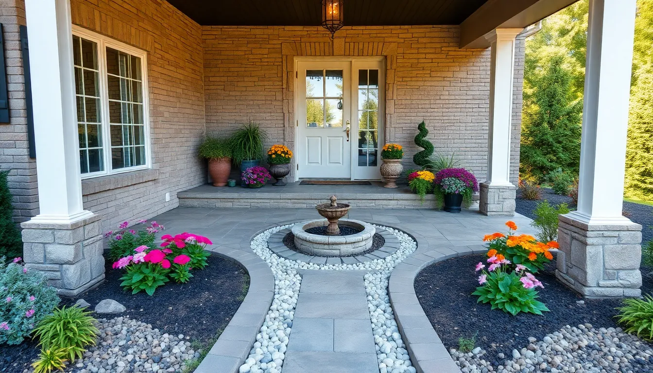 27 Front Porch Landscaping Ideas That Boost Curb Appeal on Any Budget 10 27 Front Porch Landscaping Ideas That Boost Curb Appeal on Any Budget 9