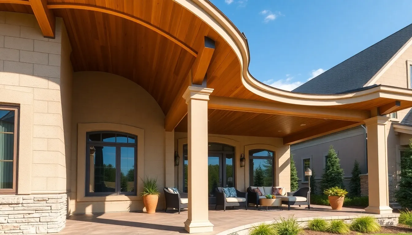 27 Front Porch Overhang Ideas to Transform Your Home's Curb Appeal 10 27 Front Porch Overhang Ideas to Transform Your Home's Curb Appeal 9
