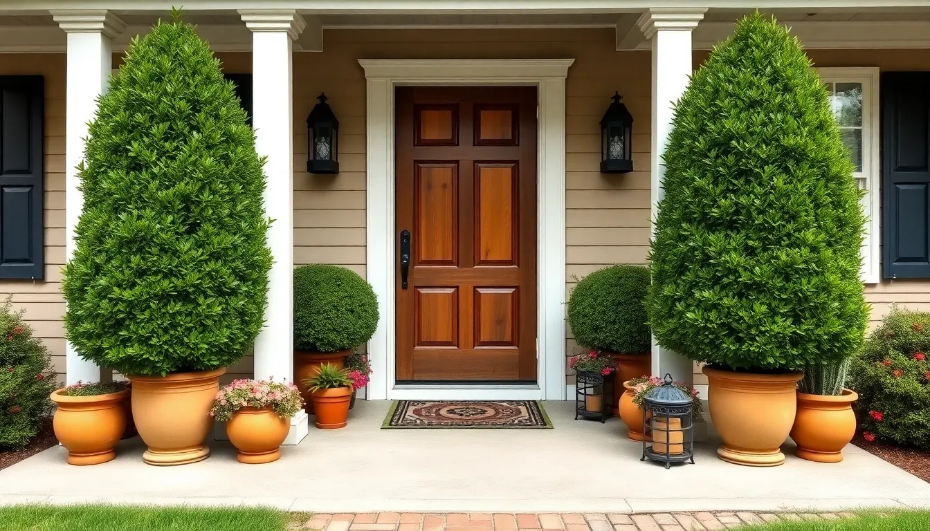 25 Stunning Front Porch Planter Ideas to Boost Your Home's Curb Appeal 10 25 Stunning Front Porch Planter Ideas to Boost Your Home's Curb Appeal 9