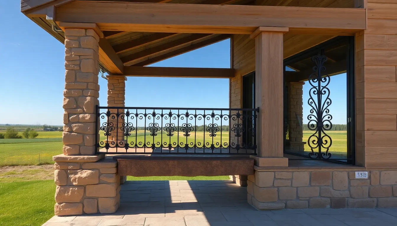 23 Stunning Farmhouse Front Porch Railing Ideas That'll Transform Your Home 10 23 Stunning Farmhouse Front Porch Railing Ideas That'll Transform Your Home 9